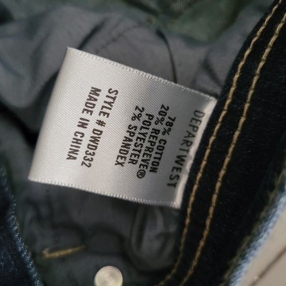 Depart West NWOT Men's 29R 29 Seeker Regular Jeans Denim Buckle - Picture 7 of 7